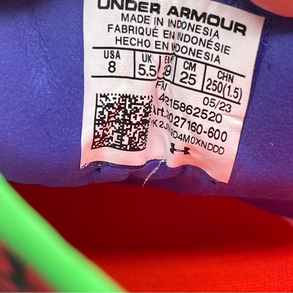 Under Armour Magnetico Elite 3 FG Soccer Beta Screen 3027160-600 Women’s Sz 8 - Picture 10 of 10